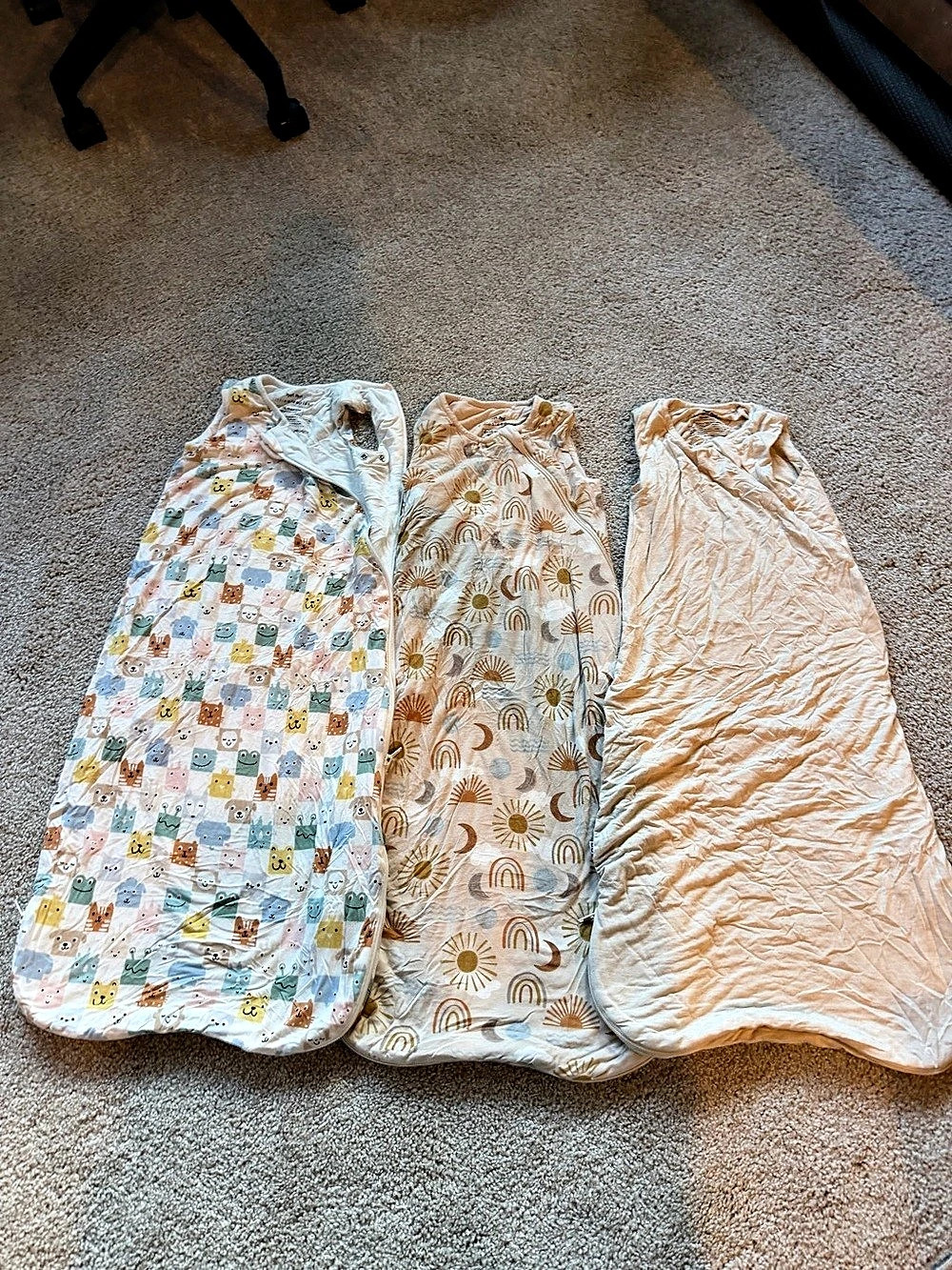 little sleepies seasonless sleep sacks size 6-18 months